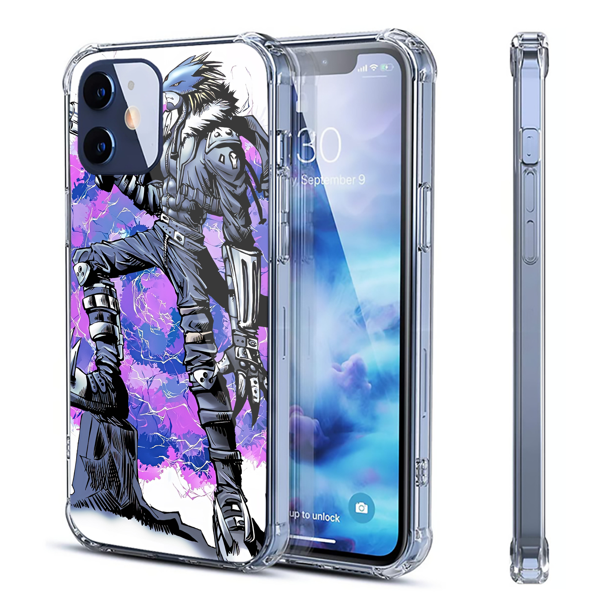 （画像用） Digimon デジタルモンスター/デジモン 【iPhone 12シリーズ対応】透明スマホケース（クリアソフトケース）